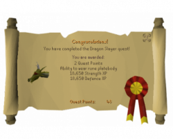 Dragon Slayer OSRS Quest Completion